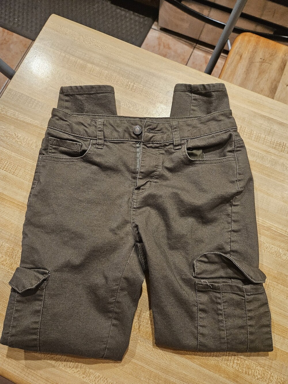 Wax Jean Military Green Cargo Pants Size 5/27